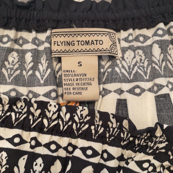 Flying Tomato Off the Shoulder Bohemian Dress- S - Picture 5 of 5